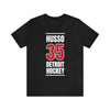 Husso 35 Detroit Hockey Red Vertical Design Unisex T-Shirt