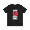 Walman 96 Detroit Hockey Red Vertical Design Unisex T-Shirt