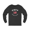 Copp 18 Detroit Hockey Number Arch Design Unisex Jersey Long Sleeve Shirt