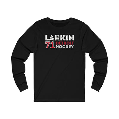 Larkin 71 Detroit Hockey Grafitti Wall Design Unisex Jersey Long Sleeve Shirt