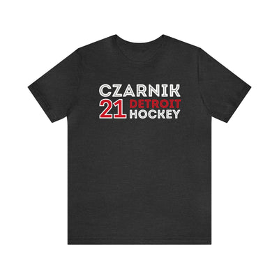 Czarnik 21 Detroit Hockey Grafitti Wall Design Unisex T-Shirt