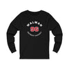 Walman 96 Detroit Hockey Number Arch Design Unisex Jersey Long Sleeve Shirt