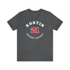 Kostin 21 Detroit Hockey Number Arch Design Unisex T-Shirt