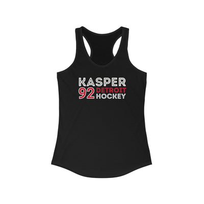 Kasper 92 Detroit Hockey Grafitti Wall Design Women's Ideal Racerback Tank Top