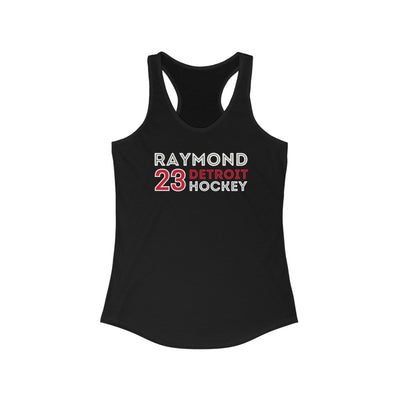 Raymond 23 Detroit Hockey Grafitti Wall Design Women's Ideal Racerback Tank Top