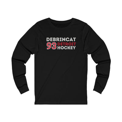 DeBrincat 93 Detroit Hockey Grafitti Wall Design Unisex Jersey Long Sleeve Shirt