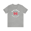 Walman 96 Detroit Hockey Number Arch Design Unisex T-Shirt