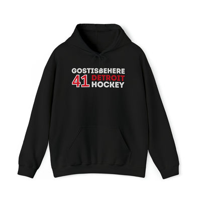 Gostisbehere 41 Detroit Hockey Grafitti Wall Design Unisex Hooded Sweatshirt