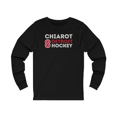 Chiarot 8 Detroit Hockey Grafitti Wall Design Unisex Jersey Long Sleeve Shirt
