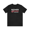 Reimer 47 Detroit Hockey Grafitti Wall Design Unisex T-Shirt
