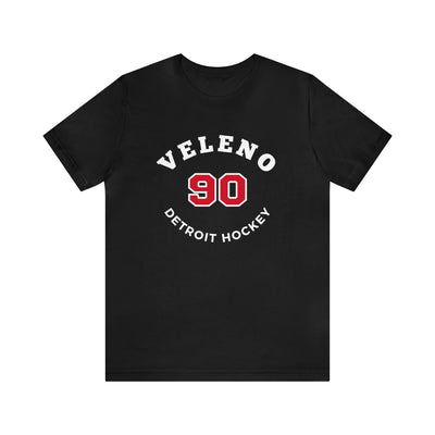 Veleno 90 Detroit Hockey Number Arch Design Unisex T-Shirt