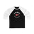 Reimer 47 Detroit Hockey Number Arch Design Unisex Tri-Blend 3/4 Sleeve Raglan Baseball Shirt