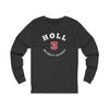 Holl 3 Detroit Hockey Number Arch Design Unisex Jersey Long Sleeve Shirt