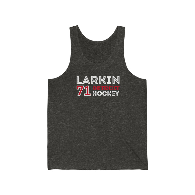 Larkin 71 Detroit Hockey Grafitti Wall Design Unisex Jersey Tank Top