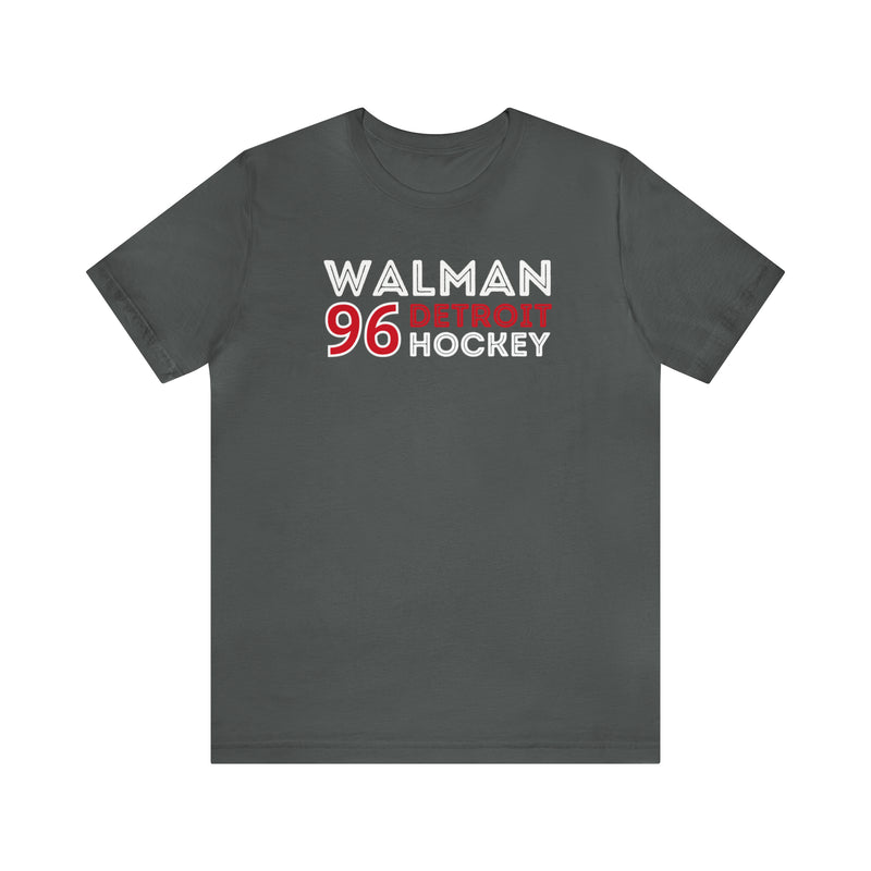 Walman 96 Detroit Hockey Grafitti Wall Design Unisex T-Shirt