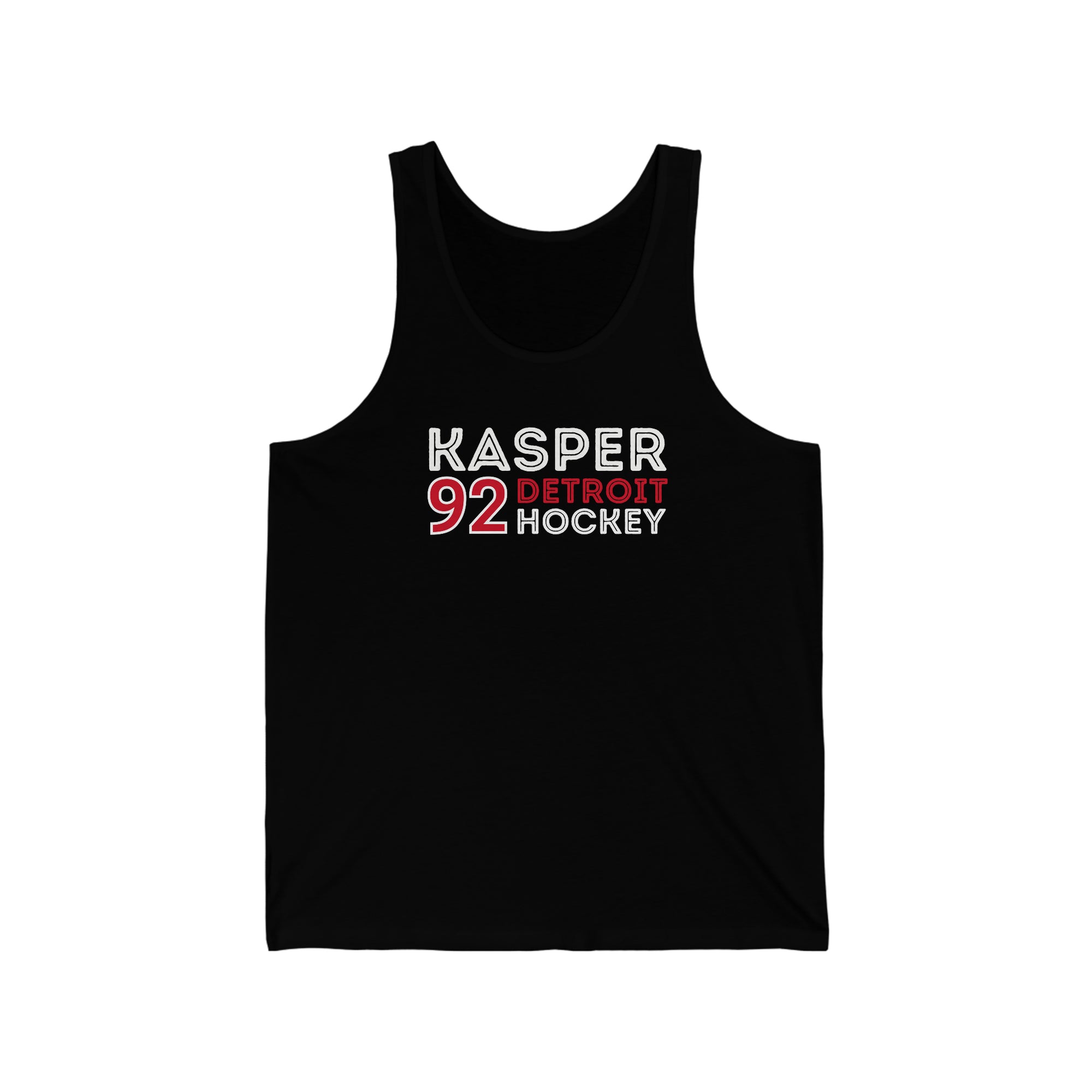 Kasper 92 Detroit Hockey Grafitti Wall Design Unisex Jersey Tank Top