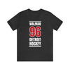 Walman 96 Detroit Hockey Red Vertical Design Unisex T-Shirt