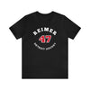 Reimer 47 Detroit Hockey Number Arch Design Unisex T-Shirt