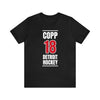 Copp 18 Detroit Hockey Red Vertical Design Unisex T-Shirt