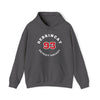 DeBrincat 93 Detroit Hockey Number Arch Design Unisex Hooded Sweatshirt