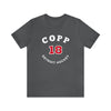 Copp 18 Detroit Hockey Number Arch Design Unisex T-Shirt