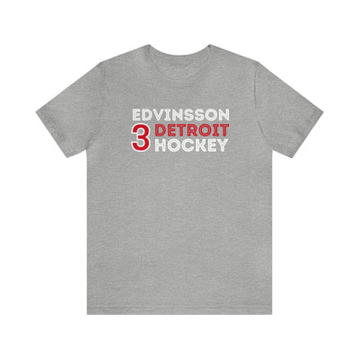 Edvinsson 3 Detroit Hockey Grafitti Wall Design Unisex T-Shirt