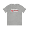 Sprong 88 Detroit Hockey Grafitti Wall Design Unisex T-Shirt