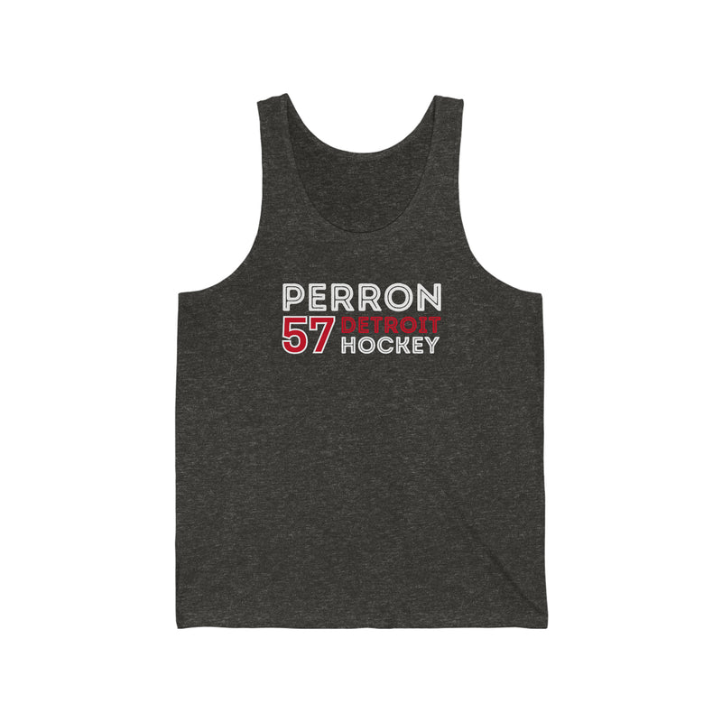 Perron 57 Detroit Hockey Grafitti Wall Design Unisex Jersey Tank Top