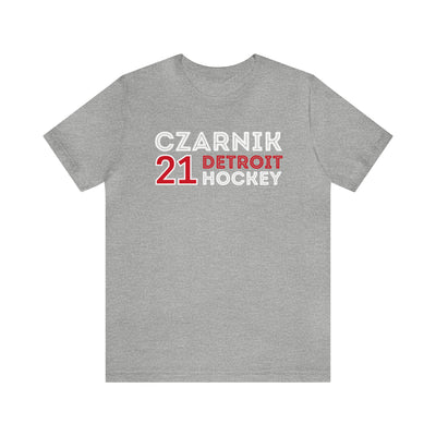 Czarnik 21 Detroit Hockey Grafitti Wall Design Unisex T-Shirt