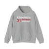 Compher 37 Detroit Hockey Grafitti Wall Design Unisex Hooded Sweatshirt