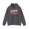 Luff 22 Detroit Hockey Grafitti Wall Design Unisex Hooded Sweatshirt