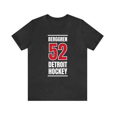 Berggren 52 Detroit Hockey Red Vertical Design Unisex T-Shirt