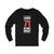 Larkin 71 Detroit Hockey Red Vertical Design Unisex Jersey Long Sleeve Shirt