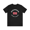 Berggren 52 Detroit Hockey Number Arch Design Unisex T-Shirt