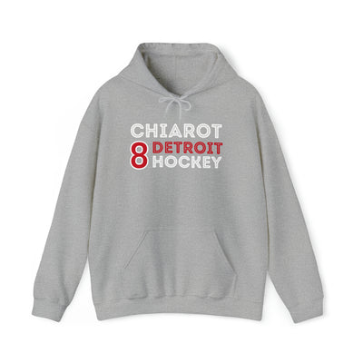 Chiarot 8 Detroit Hockey Grafitti Wall Design Unisex Hooded Sweatshirt