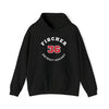Fischer 36 Detroit Hockey Number Arch Design Unisex Hooded Sweatshirt