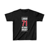 Larkin 71 Detroit Hockey Red Vertical Design Kids Tee