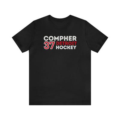 Compher 37 Detroit Hockey Grafitti Wall Design Unisex T-Shirt