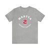 Maatta 2 Detroit Hockey Number Arch Design Unisex T-Shirt
