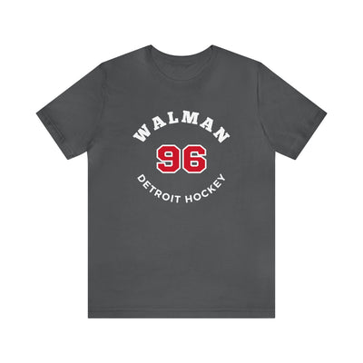 Walman 96 Detroit Hockey Number Arch Design Unisex T-Shirt