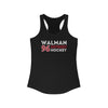 Walman 96 Detroit Hockey Grafitti Wall Design Women's Ideal Racerback Tank Top