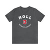 Holl 3 Detroit Hockey Number Arch Design Unisex T-Shirt