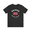 Seider 53 Detroit Hockey Number Arch Design Unisex T-Shirt