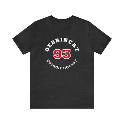 DeBrincat 93 Detroit Hockey Number Arch Design Unisex T-Shirt