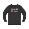 Fischer 36 Detroit Hockey Grafitti Wall Design Unisex Jersey Long Sleeve Shirt