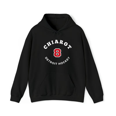 Chiarot 8 Detroit Hockey Number Arch Design Unisex Hooded Sweatshirt