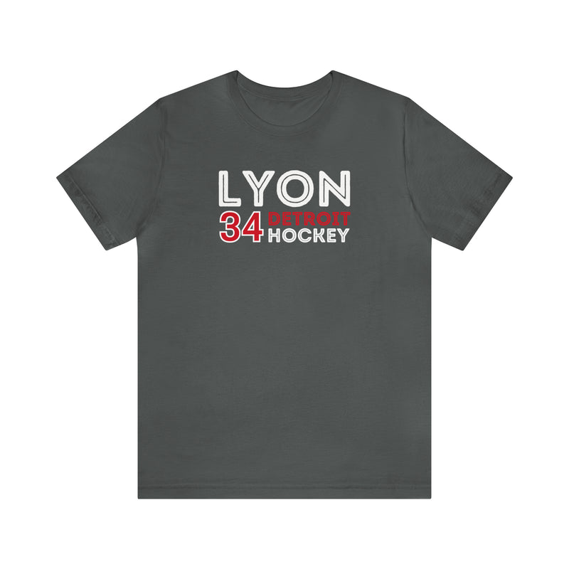 Lyon 34 Detroit Hockey Grafitti Wall Design Unisex T-Shirt