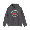 Berggren 52 Detroit Hockey Number Arch Design Unisex Hooded Sweatshirt