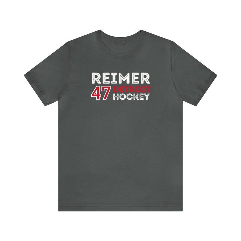 Reimer 47 Detroit Hockey Grafitti Wall Design Unisex T-Shirt