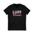 Luff 22 Detroit Hockey Grafitti Wall Design Unisex V-Neck Tee